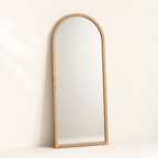 Miroir arche Auteuil 160 cm avec cadre en chêne massif — Maison Mansarde